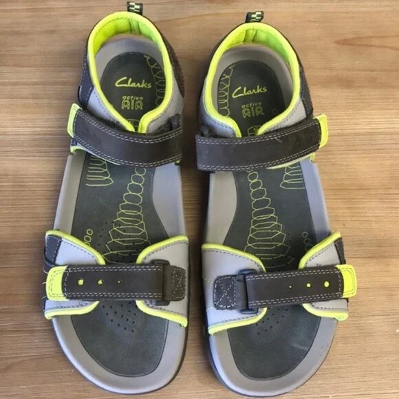 Clarks Air Rocks JNR Sandals - Picture 4 of 7